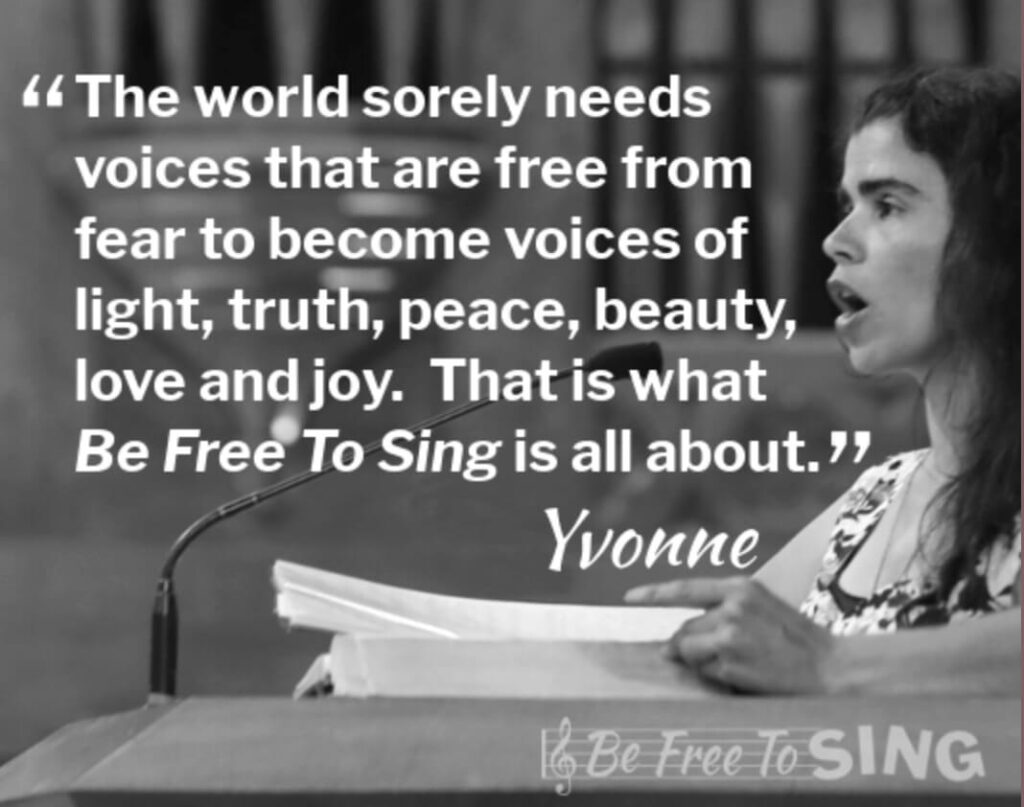 be free to sing